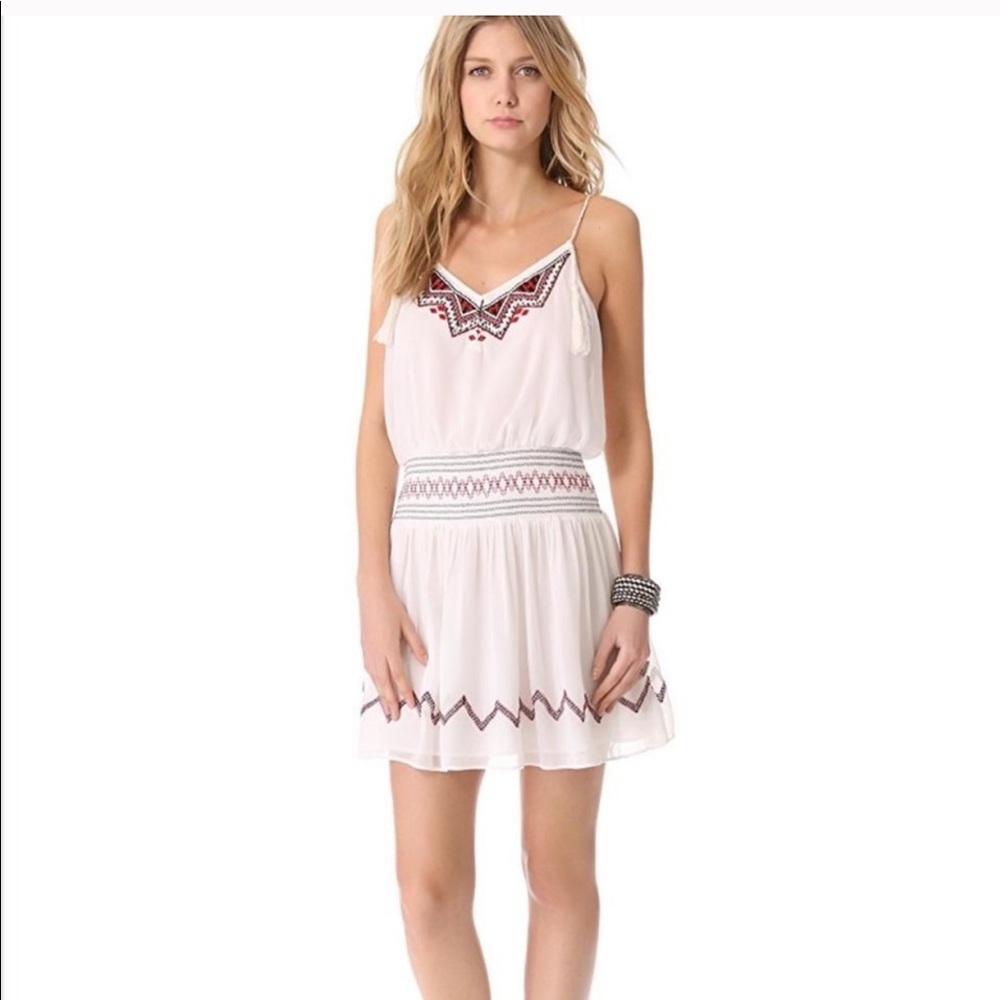 Free People Penny Georgette Love Bird Dress